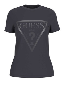GUESS: Синяя футболка 