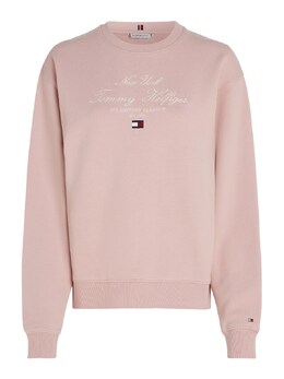 Tommy Hilfiger: Розовый свитер 