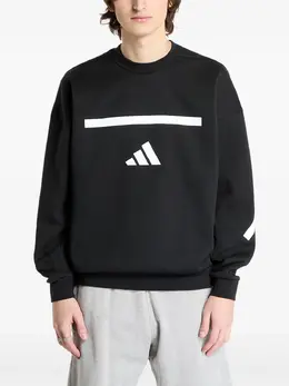 adidas: Свитшот с принтом 