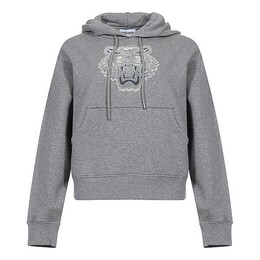 Kenzo: Серый свитер  Tiger Head