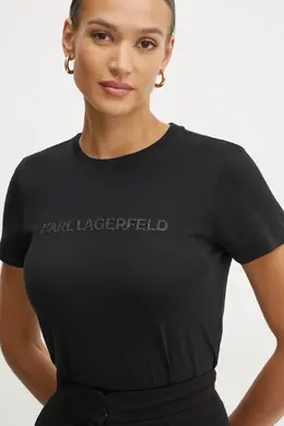 Karl Lagerfeld: Хлопковая футболка 