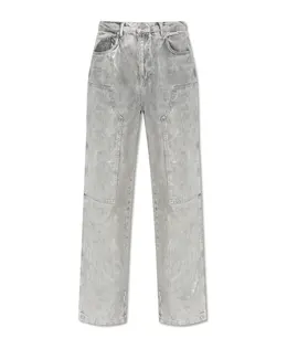 Allsaints: Серые джинсы 