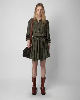 Zadig & Voltaire: Платье с принтом 