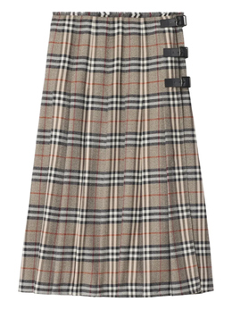 Burberry: Юбка из шерсти 