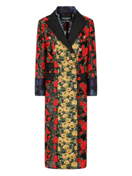 Dolce & Gabbana: Жаккардовое пальто 