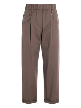 Brunello Cucinelli: Коричневые брюки 