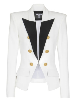 Balmain: Двухцветная куртка 