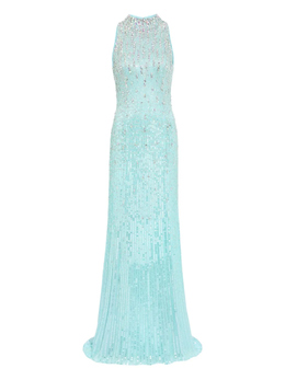 Jenny Packham: Синее платье 