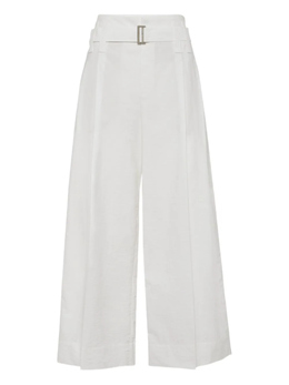 Brunello Cucinelli: Белые брюки 