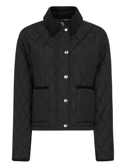 Burberry: Чёрная куртка 