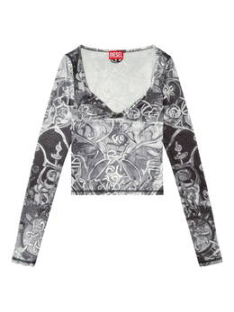 Diesel: Серая футболка 