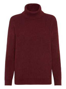 Brunello Cucinelli: Красный свитер 