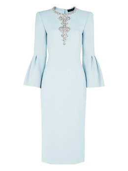 Jenny Packham: Синее платье 