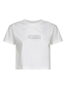 MM6 Maison Margiela: Короткая футболка 