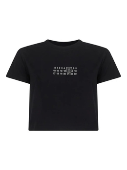 MM6 Maison Margiela: Короткая футболка 