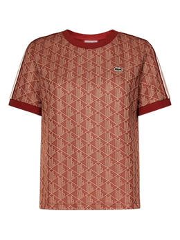 Lacoste: Оранжевая футболка 