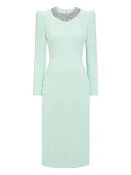 Jenny Packham: Платье с длинным рукавом 