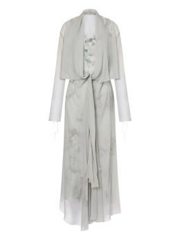 Alberta Ferretti: Шёлковое платье 