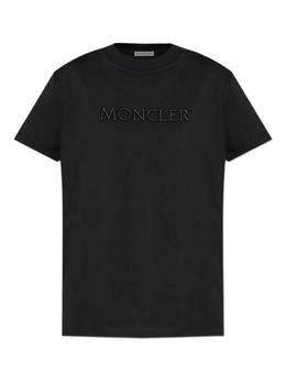 Moncler: Чёрная футболка 
