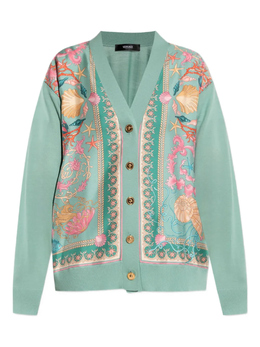 Versace: Кардиган с вышивкой 
