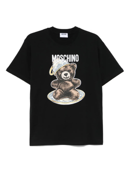 Moschino: Чёрная футболка 