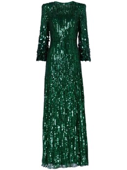 Jenny Packham: Зелёное платье 