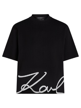 Karl Lagerfeld: Чёрная футболка 