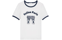 CELINE: Белая футболка 