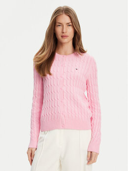 Tommy Hilfiger: Розовый кардиган 