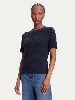 Tommy Hilfiger: Синий свитер 