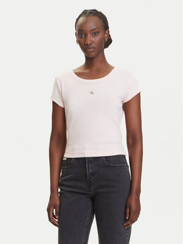 Calvin Klein Jeans: Обтягивающая футболка 