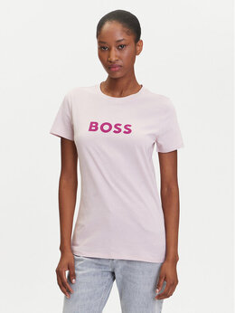 BOSS: Розовая футболка 