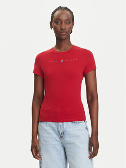 Tommy Jeans: Обтягивающая футболка 