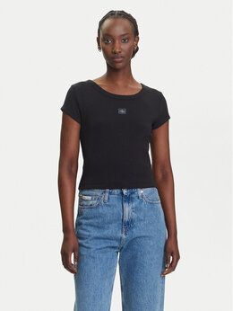 Calvin Klein Jeans: Обтягивающая футболка 