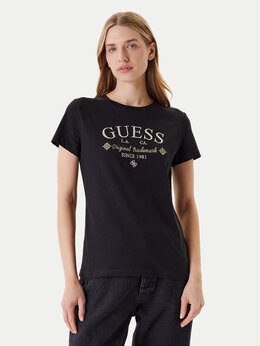 GUESS: Чёрная футболка 