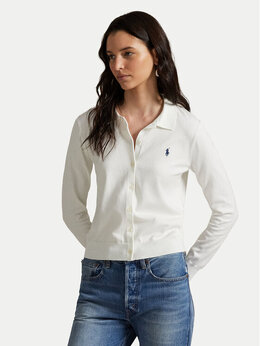 Polo Ralph Lauren: Белый кардиган 
