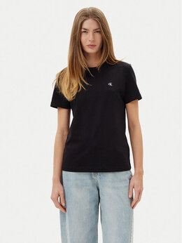 Calvin Klein Jeans: Чёрная футболка 