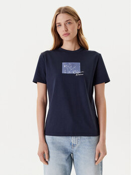 Calvin Klein Jeans: Синяя футболка 