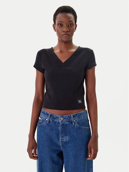Calvin Klein Jeans: Чёрная футболка 