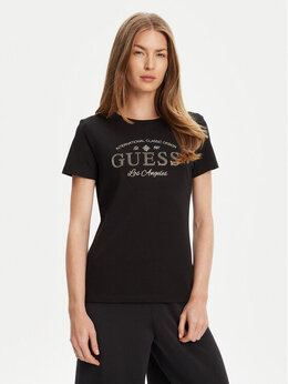 GUESS: Чёрная футболка 