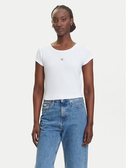 Calvin Klein Jeans: Обтягивающая футболка 