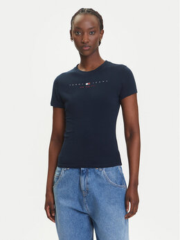 Tommy Jeans: Обтягивающая футболка 