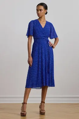 Lauren Ralph Lauren: Синее платье 