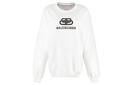 Balenciaga: Белая толстовка 