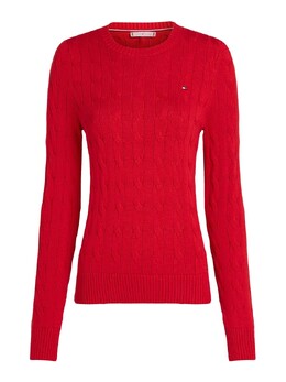 Tommy Hilfiger: Красный свитер 