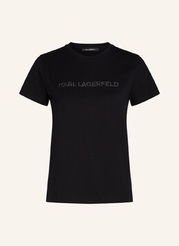 Karl Lagerfeld: Чёрная футболка  Karl