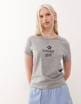 Tommy Jeans: Футболка с принтом 