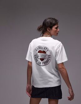 Carhartt WIP: Футболка с принтом 