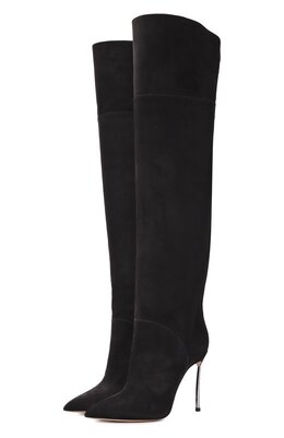 Casadei: Чёрные сапоги  Blade 100
