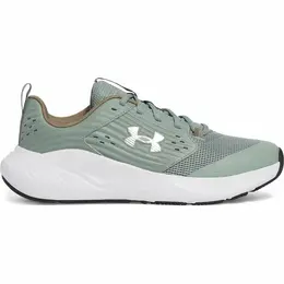 Under Armour: Зелёные кроссовки  Charged